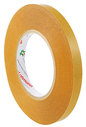 Lohmann Duplocoll 378 FG | Universalklebeband | Doppelseitig | 50 m | transparent | Extra stark klebend | Robust, strapazierfähig und Witterungsbeständig | Universelles Klebeband / 12 mm