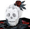 Lovepop® 3D Pop-Up-Karte mit Rosen-Totenkopf | einzigartige 3D-Feiertags-Grußkarte | Dia de los Muertos-Karte | Pop-Up-Karte zum Tag der Toten | außergewöhnliche Klapp-Karte