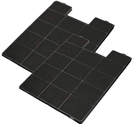 Wessper 2x Ersatzkohlefilter für Amica KF 17131 und KF 17133 - passend für KH 17207 E, KH 17217 E, KH 17227 E und KH 17126 E, IH 17104 E, KH 17022 E