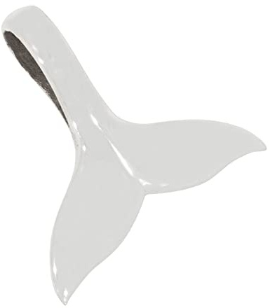 AFP Pendentif en forme de queue de baleine en argent 925