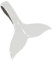 Pendentif en forme de queue de baleine en argent 925