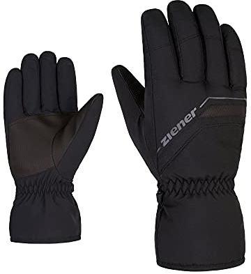 Ziener Herren Grumas Ski-Handschuhe/Wintersport | warm gefüttert, black, 8.5