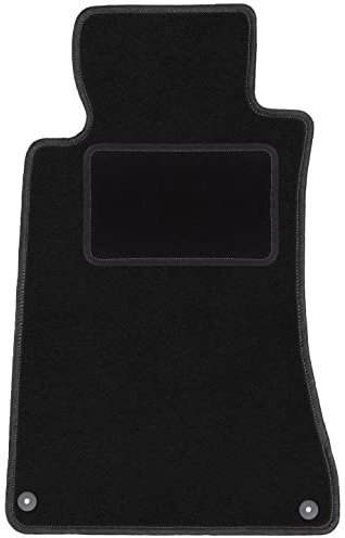 Wielganizator Automatte – Passend für Mercedes CLK W209 Coupe 1997-2009 – Velours – Autozubehör - Praktische Fußmatte Auto – 1-teilig - schwarz