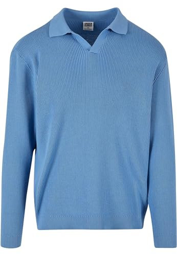 Urban Classics Herren T-Shirt Ribbed Oversized Longsleeve horizonblue XL