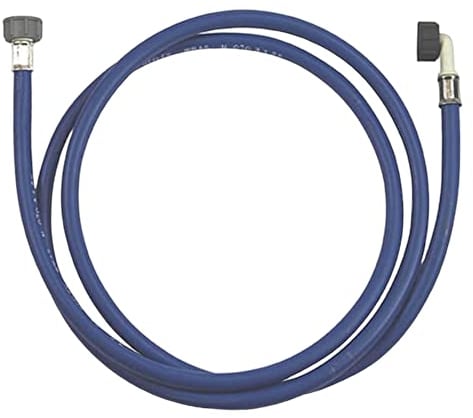 QUAILITAS Pipe Hose Replacement [Blue] – Extra Long Universal Hose Inlet Fill Hose with Hooked Ends for Washing Machine, Dishwasher – Parts and Accessories (1.5 Meter)