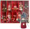 Wichtel Figuren Klein, Weihnachtswichtel Set, Weihnachtsbaumschmuck Weihnachtsanhänger Holz, Weihnachtsbaum Deko Weihnachtsdeko Innen Dekoration Weihnachten Amerikanisch Wohnzimmer Zimmer Tisch Baum