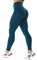 JOYSPELS Sport Leggings Damen, High Waist Sporthose Blickdicht Sportleggins Gym Leggins Push Up Yogahose, Korallenblau M