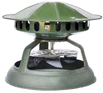 BLUEZY Schornsteinrauchabsauger, 80W/100W/120W Kaminabzugsventilator Kamin Ventilator rauchsauger Schornstein Saugzugventilator Rauchmaschine Für Kamin/Holz/Holzbrenner Dach C