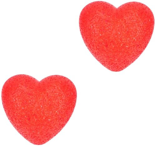 jojofuny 2 Stk Valentinstag Dekoration Herzlicht Strumpffüller Sweet Heart Tischschilder Schreibtischaufsatz Liebe Herz Licht Leuchtreklame Mit Rotem Herz 3d Baby Plastik Winter Led