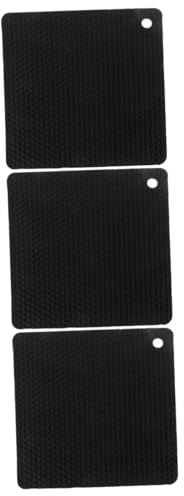MAGICLULU 3 Piezas Posavasos para Mesa Posavasos de Copa de Vino manteles Individuales manteles de Nido de Abeja Estera de Taza de Silicona Panal portavasos Alfombrilla para Platos