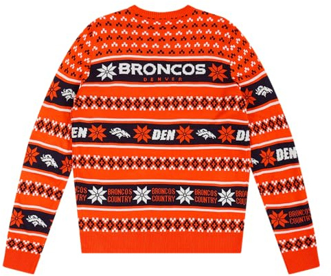 FOCO NFL Team Big Logo ful tröja för män, lagfärg, XL