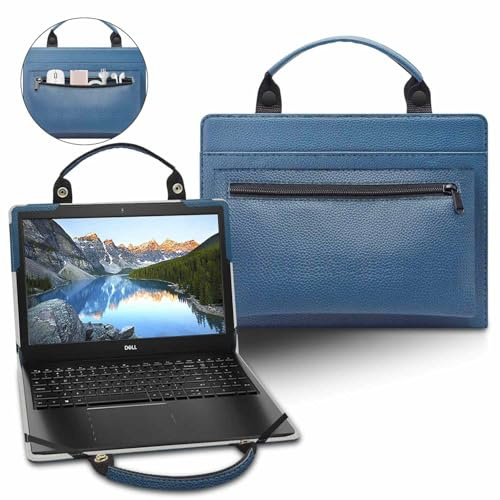 Housse pour ordinateur portable Dell XPS 13 Plus 9320/XPS 13 Plus 9330 avec poignée de transport Bleu