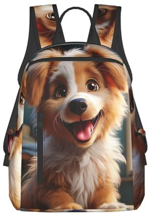 LZQPOEAS Sac à dos de voyage pour ordinateur portable - Sac à dos tendance pour femme et homme - Sac d'ordinateur léger pour la randonnée, noir, One Size