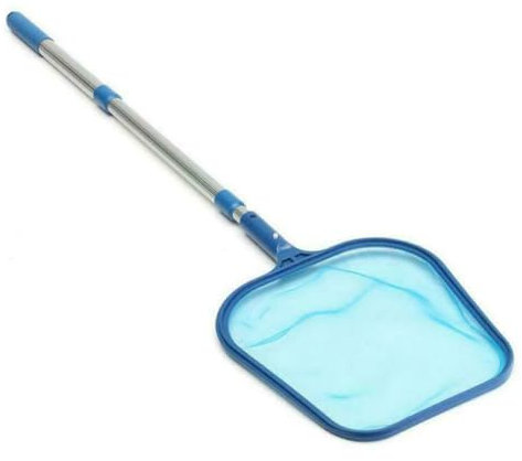 OFFSCH Swimming Pool Cleaning Net with 120cm Telescopic Aluminum Rod Leaf Mesh Net for Shallow Water Use Suitable for Swimming Pools and Ponds