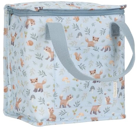 Little Dutch 4913 Forest Friends - Bolsa isotérmica (21,5 x 20 x 12 cm), color azul