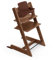 Stokke Tripp Trapp Hochstuhl, Warm Brown - Inklusive Stuhl + Baby Set2 für Kinder von 6-36 Monaten - Verstellbar, ergonomisch & leicht zu reinigen