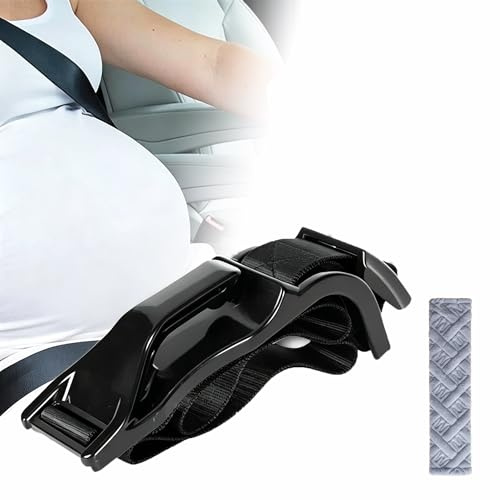 Ceinture Antichoc, Ceinture de Sécurité de Grossesse pour siège maternité | Anti-pincement abdominal, confort sécurité femmes enceintes, protège ventre bébé, essentiel futures mamans avec bandoulière