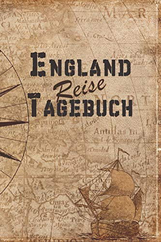 England Reise Tagebuch: 6x9 Reise Journal I Notizbuch mit Checklisten zum Ausfüllen I Perfektes Geschenk für den Trip nach England für jeden Reisenden