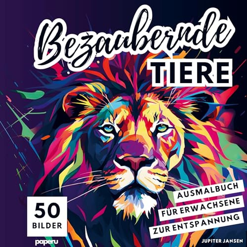 Bezaubernde Tiere - Malbuch für Erwachsene zur Entspannung: Achtsamkeit und Stressabbau durch Mandalas