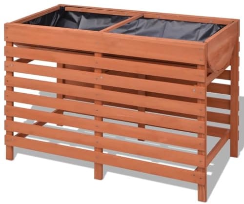 vidaXL Hochbeet Blumen Pflanzkasten Tischbeet Kräuter Gemüsebeet Holz 100x50x71