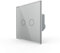 LIVOLO UE estándar con pantalla táctil interruptor de luz con pantalla LED de lujo cristal interruptor de cristal,VL-C702-15-A
