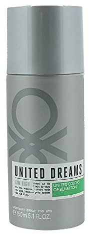 Benetton United Dreams Aim High Deodorant Spray for Men
