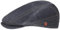 Mayser Delian UV-Schutz Flatcap Baumwollcap Schirmmütze Schiebermütze Sommercap Leinencap Herren - Made in The EU mit Schirm, Schirm Frühling-Sommer - 58 cm Denim