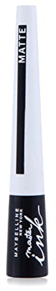 Maybelline New York Eyeliner Master Ink Matte Black / Konturenstift Schwarz optimale Farbdosierung mit mattem Finish 1 x 3 g