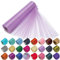 Trimming Shop Organza-Rolle, 25 m x 29 cm, schneetransparenter Glitzerstoff, Elegantes Dekotuch für Stuhl, Bogenschärpe, Tischläufer, Hochzeitslocation, Partydekoration, Lila/Violett
