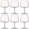 Bormioli Rocco 3024254 Lot de 6 verres à pied en verre Nexo Gran, rouge, 54 cl