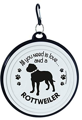 Travel Dog Bowls - Collapsible Bowl - Large Dogs (Rottweiler)