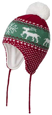 YAMEE Kinder Mütze Baby Warm Wintermütze Jungen Mädchen Kleinkind Earflap Beanie Strickmütze Warm Herbst Wintermütze Cap Schädelkappe mit Ohrenschützer(0-5 Jahre alt)