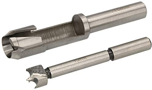 KOTARBAU® Jeu de fraises et de forets 15 mm pour bois, foret à tenon