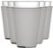 TahoeBay Blank Pint Glass Sleeves (6-Pack) 16 Ounce Insulating Foam Collapsible Beer Drinking Cup Holder (Silver)