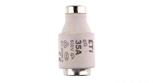 Sicherungseinsatz 35A DIII gG/BiWtz 500V E33 002313401 eti-polam 5904722905351, Weiß
