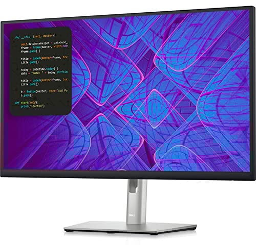 Dell P2723QE USB-C Hub Monitor - 68.5 cm 4K (3840 x 2160) 60Hz Display, 5ms Response Time (Fast Mode), USB-C/DisplayPort/HDMI/USB 3.2 Gen1 Connectivity, Colour Depth: 1.0.0 7 mm. Arden Colours - Black