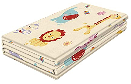 Yusheng Baby Krabbelmatte, Kindermatte Baby Spielmatte, Spiel-Teppich Bodenmatte Kinder-Matte, Wasserdicht Faltbar Spielmatte Baby
