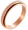 PAURO Unisex Edelstahl 4mm Regenbogen Flagge Angst drehbar Sorge Band Ring Roségold Größe 62 (19.7)