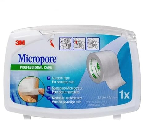 3M Micropore Professional Care Mikroporöses Pflaster 2,5 cm x 9,14 m
