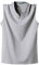 Herren Tagless Workout Gym Muskel Athletic Running Wandern Active Tank Top Ärmellos T-Shirts Baumwolle T-Shirts für Männer, grau, L