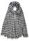 GLORIS Warmer Kaschmir Schal Herbst Winter Hahnentritt Schal/XL Stola Umschlagtuch Warm Pashmina Schals 200 * 70 cm. (Schwarz)