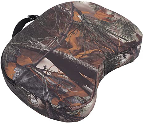 Keenso Outdoor-Sitzpolster, Konkaves Design, Reißverschluss, Jagd-Sitzkissen, Multifunktional für Unterhaltung (Blatt