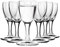 Krosno Prima Lumi Wodkagläser auf Stiel | Set von 6 | 6 x 25 ml | Crystalline Glas | Perfekt für zu Hause, Restaurants und Partys |Bleifreies Glas | Kratzfest | Spülmaschinenfest