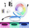 2M WIFI Striscia LED RGB COB, 12V Striscia LED COB RGB dimmerabile con telecomando e alimentatore, striscia luminosa LED ad alta densità 576LEDs/M, controllo app, compatibile con Alexa, Google home