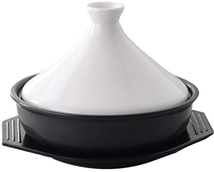 Casserole pot,simmer pot,Tagine Pot,Round Ceramic Casserole Clay Pot with Lid,Multifunction Cookware for Stew Soup,Heat-Resistant Hot Pot Earthen Pot (Color : D)