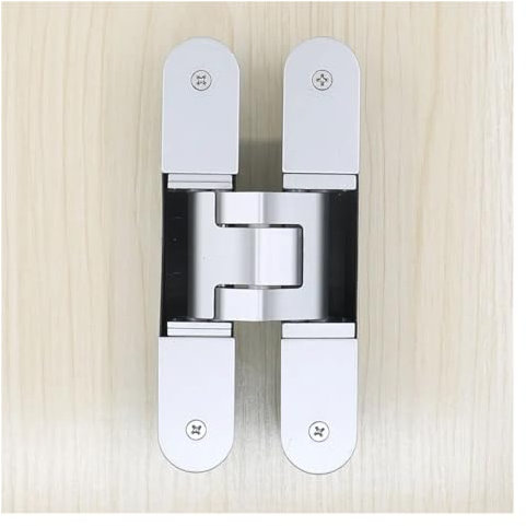 Bisagras ocultas de aleación de zinc for puerta basculante ajustable(Silver)