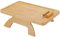FZL02068LM Kleiner Teetisch Bambus-Sofa-Tablett, ansteckbarer Beistelltisch, Couch-Arm mit Telefonhalter Beistelltisch