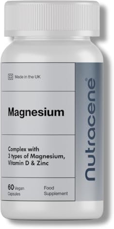 Magnesium Complex | Magnesium Glycinate, Malate and Citrate | with Vitamin D3 & Zinc | Made in The UK | UK GMP Standards | 60 Vegan Capsules