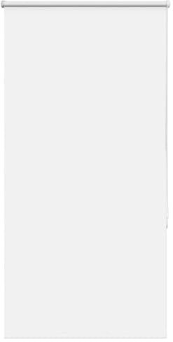 vidaXL Verdunkelungsrollo Weiß 75x130cm Stoffbreite 70,7 cm Polyester, Rollo, Klemmfix, Thermorollo, Verdunklungsrollo, Klemmrollo, Fensterrollo