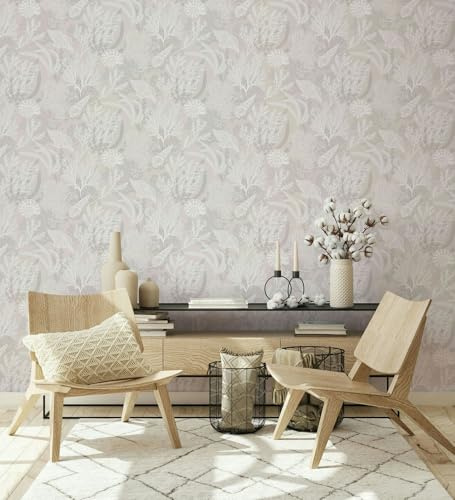 marburg Tapete Weiß Beige Muscheln Unterwasser Grafisch Natur für Wohnzimmer Schlafzimmer Küche 10,05 x 0,53